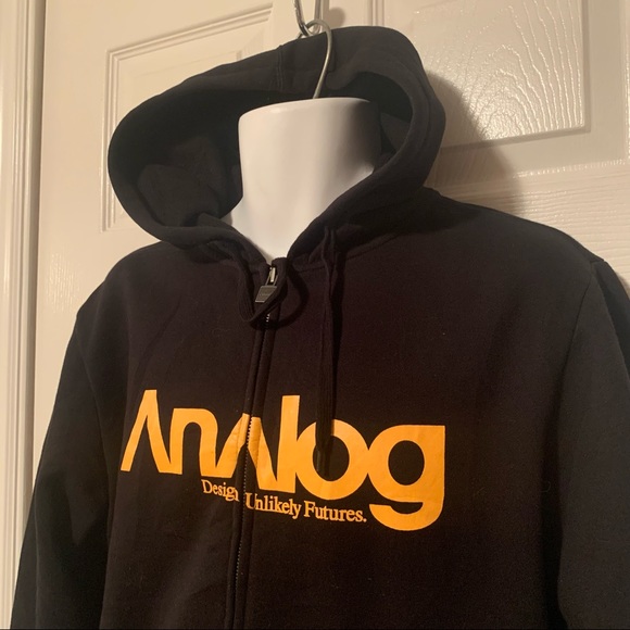 Analog full zip hoodie. Small, like new! - Picture 2 of 4